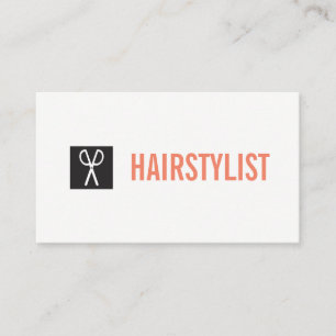 Schaarpictogram / Haarstylist Visitekaartje