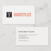 Schaarpictogram / Haarstylist Visitekaartje (Voorkant / Achterkant)