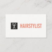 Schaarpictogram / Haarstylist Visitekaartje (Voorkant)
