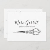  Schaarsalon Marketing Briefkaart (Voorkant / Achterkant)