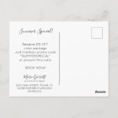  Schaarsalon Marketing Briefkaart (Achterkant)