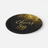 Schaarste op elke leeftijd gouden broekriem papieren bordje (Gekanteld)