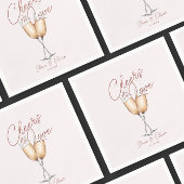 Schaarste tot liefhebber zwart roze Vrijgezellenfe Servet