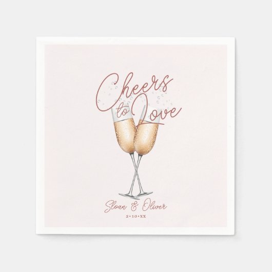 Schaarste tot liefhebber zwart roze Vrijgezellenfe Servet (Voorkant)