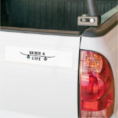 schaats 4 leven bumpersticker (Op Truck)