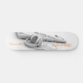 SCHAATS AAN MUZIEK PERSOONLIJK SKATEBOARD (Horizontaal)