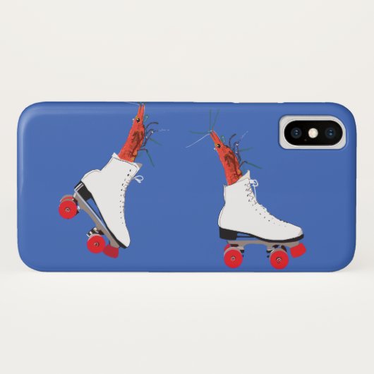 Schaats Apple iPhone X, Barely There Case-Mate iPhone Case (Achterkant (horizontaal))