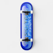 SCHAATS Blue Flame Persoonlijk Skateboard (Voorkant)