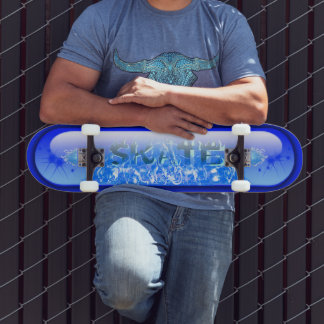 SCHAATS Blue Flame Persoonlijk Skateboard