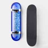 SCHAATS Blue Flame Persoonlijk Skateboard (Voorkant)