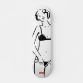 Schaats Board Girl Skateboard (Voorkant)