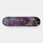 Schaats board met Abstract Paars ontwerp Skateboard (Horizontaal)
