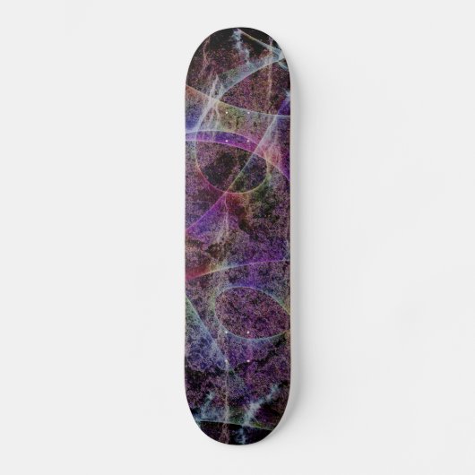 Schaats board met Abstract Paars ontwerp Skateboard (Voorkant)