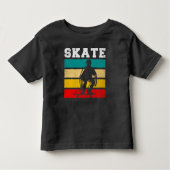 Schaats Boy Skateboarding Kind Retro Kinder Shirts (Voorkant)