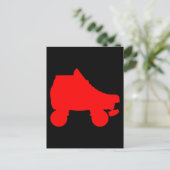 schaats briefkaart (Staand voorkant)