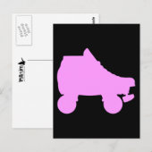 schaats briefkaart (Voorkant / Achterkant)