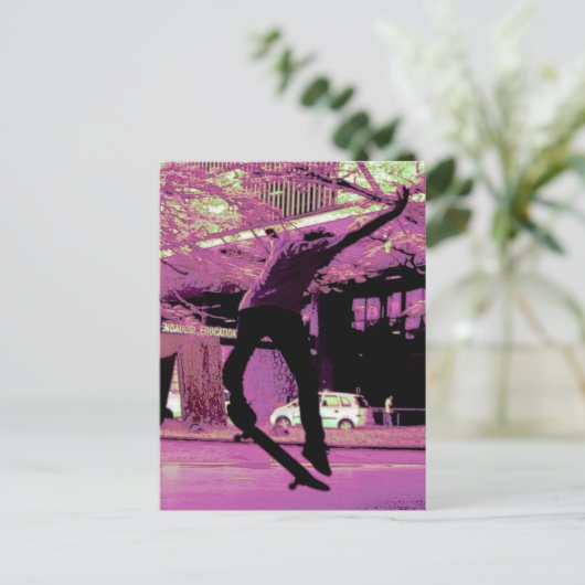 Schaats Briefkaart (Staand voorkant)