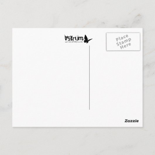 schaats briefkaart (Achterkant)