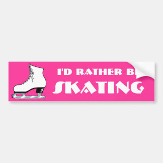 Schaats Bumpersticker