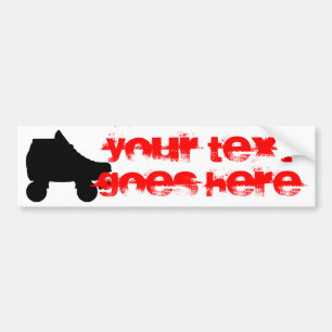 schaats bumpersticker