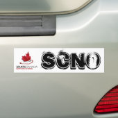 Schaats Canada Northern Ontario Logo Bumpersticker (Op auto)