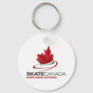 Schaats Canada Northern Ontario Logo Sleutelhanger
