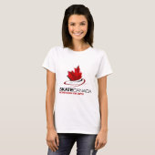 Schaats Canada Northern Ontario Logo T-shirt (Voorkant volledig)