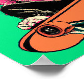 Schaats Cat 01 - Draai hem om! Poster (Hoek)