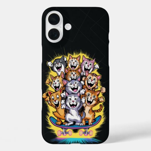 Schaats Cats Squad Case-Mate iPhone Case (Achterkant)