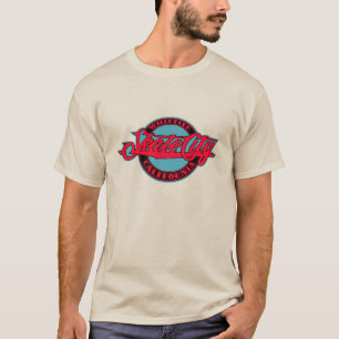 Schaats City Verenigde Staten  retro T-shirt