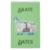 Schaats datums kalender (Hoes)