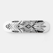 Schaats de renard style tattoo badass persoonlijk skateboard (Horizontaal)