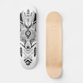 Schaats de renard style tattoo badass persoonlijk skateboard (Voorkant)