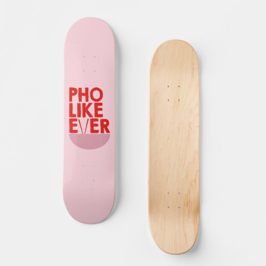 Schaats Deck, Schaats Art, Pho als altijd Persoonlijk Skateboard (Voorkant)