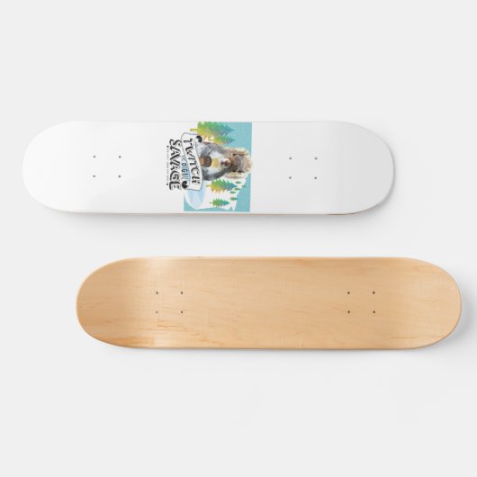 Schaats Deck Squirrel, Twitch de Savage Persoonlijk Skateboard (Horizontaal)