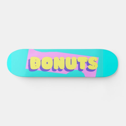 schaats donuts persoonlijk skateboard (Horizontaal)