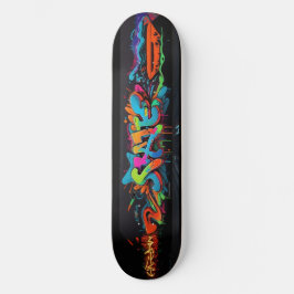Schaats graffiti 1 persoonlijk skateboard