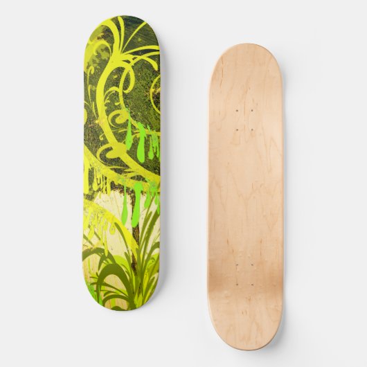 Schaats Green Paint Persoonlijk Skateboard (Voorkant)