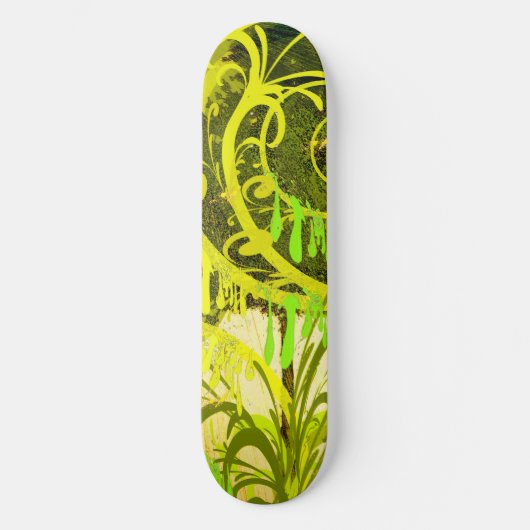 Schaats Green Paint Persoonlijk Skateboard (Voorkant)