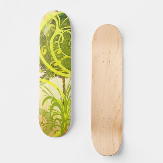Schaats Groen Skateboard (Voorkant)