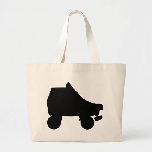 schaats grote tote bag (Voorkant)