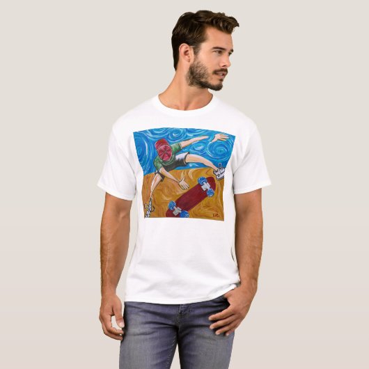 Schaats Halfpipe T-shirt (Voorkant volledig)