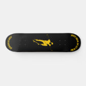 Schaats hard of ga naar huis persoonlijk skateboard (Horizontaal)