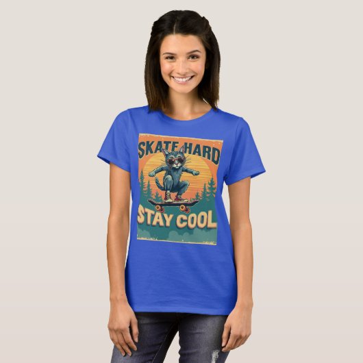Schaats Hard Stay Cool – Ultimate T-shirt (Voorkant volledig)