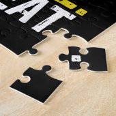 schaats herhalen cadeautje schaatsen legpuzzel (Zijkant)