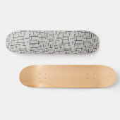 Schaats in stijl met Mondriaanse magie Persoonlijk Skateboard (Horizontaal)