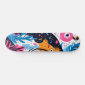 Schaats in stijl, schitteren helder persoonlijk skateboard (Horizontaal)