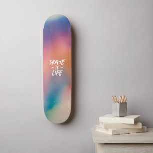 Schaats is het Skateboard van de Waterverf van het