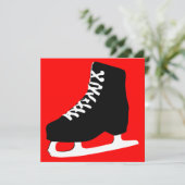 schaats kaart (Staand voorkant)