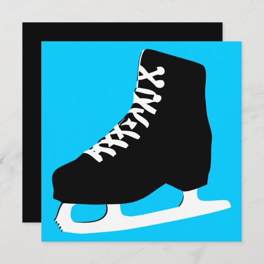 schaats kaart (Voorkant / Achterkant)